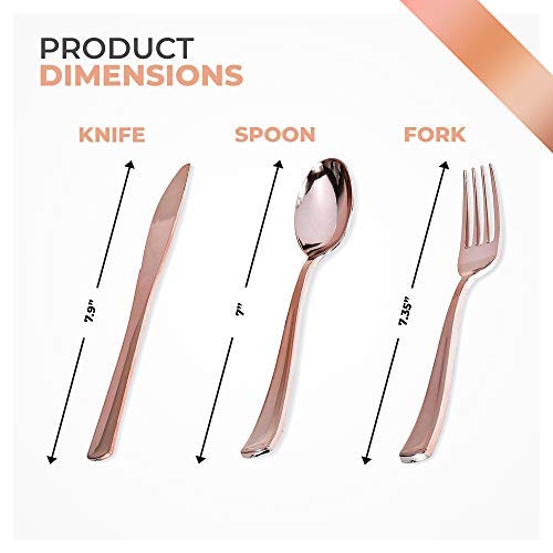 Stock Your Home 125 Disposable Heavy Duty Plastic Forks, Fancy Plastic Silverware Looks Like Real Cutlery - Utensils Perfect for Catering Events, Restaurants, Parties and Weddings (Silver)