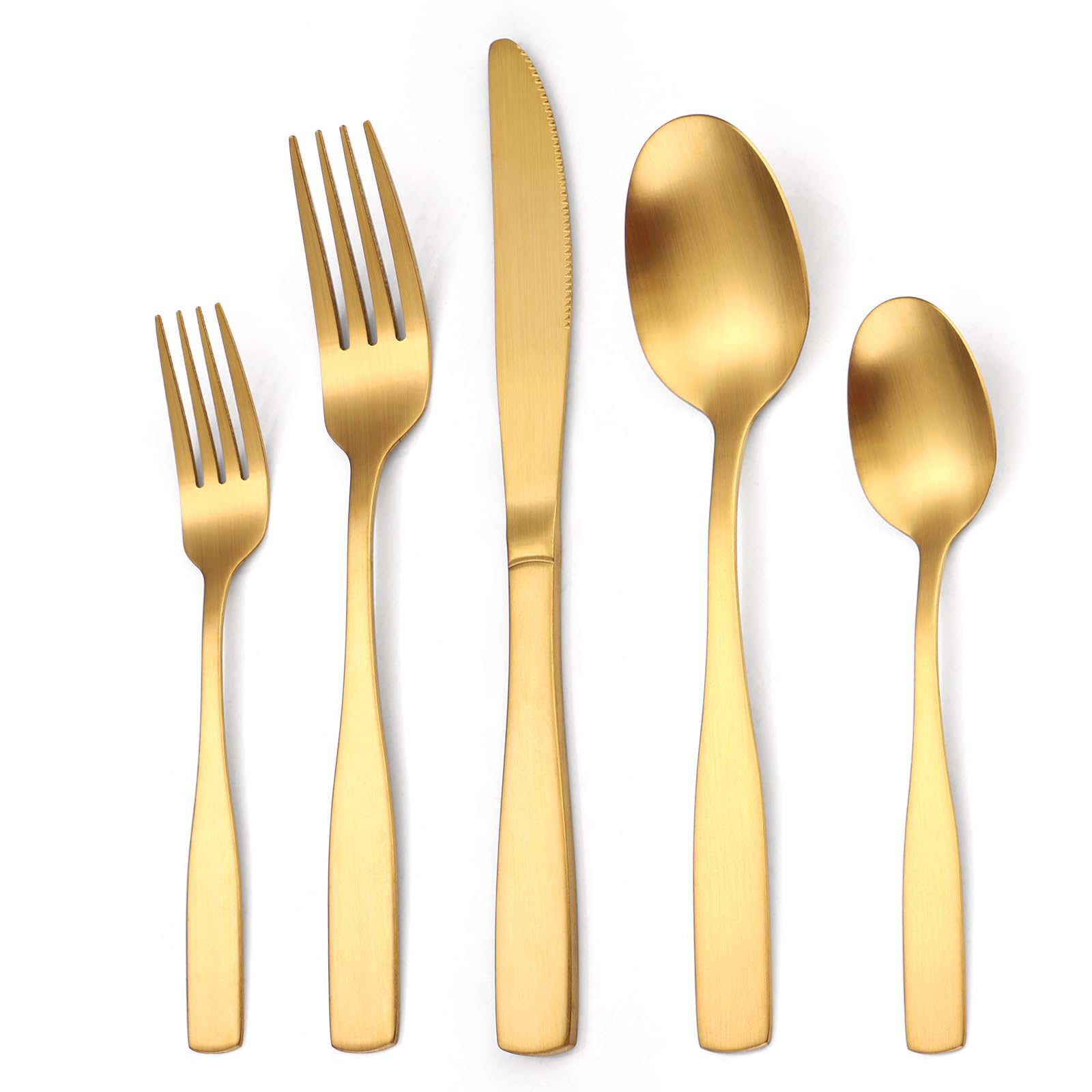 Gorgeous Retro Royal Silverware Set For 4,OIULO Stainless Steel 20-Piece Fine Vintage Flatware Set Service 4,Anti-rust Fork Spoon Knife,Antique Baroque Cutlery Utensils,Mirror Finish,Dishwasher Safe
